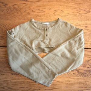 Zara extra cropped sweater